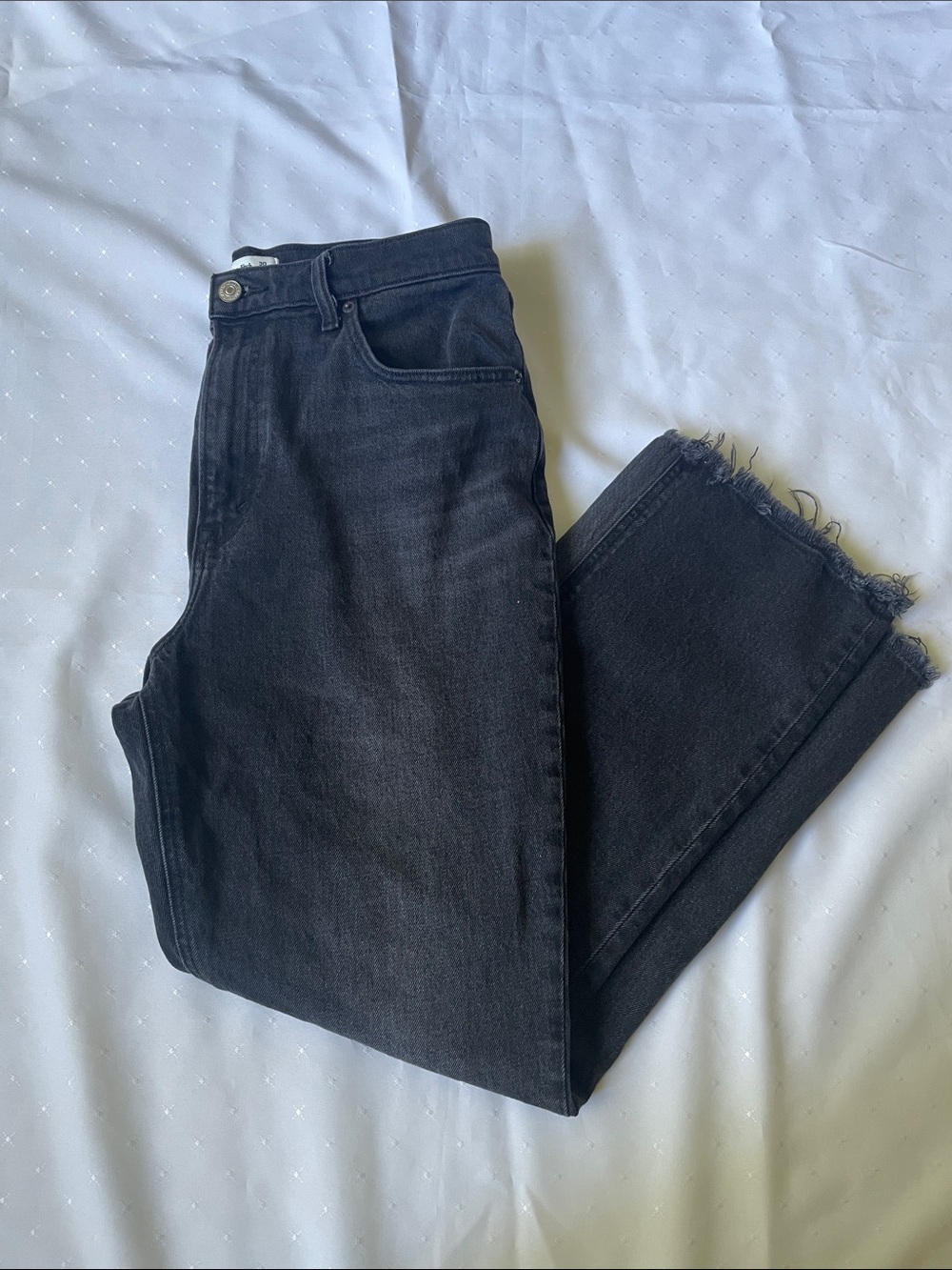 Abercrombie Black Kick Flare Jeans - Ultra High Rise